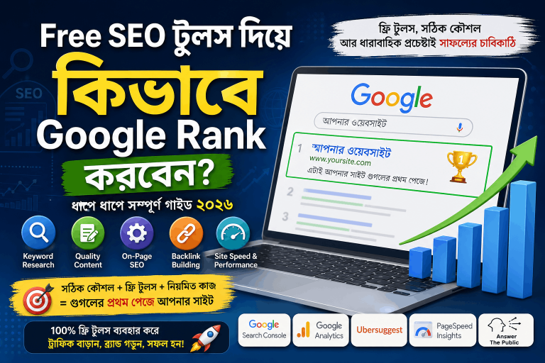 Free SEO টুলস দিয়ে কিভাবে Google Rank করবেন 