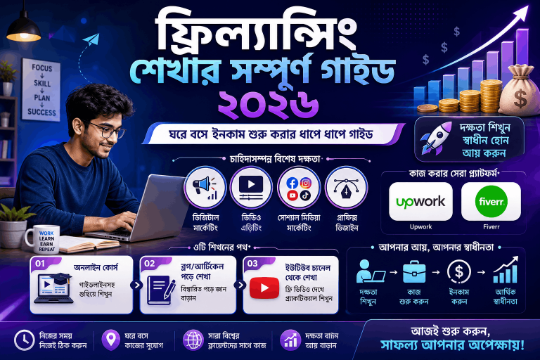ফ্রিল্যান্সিং কিভাবে শিখবেন