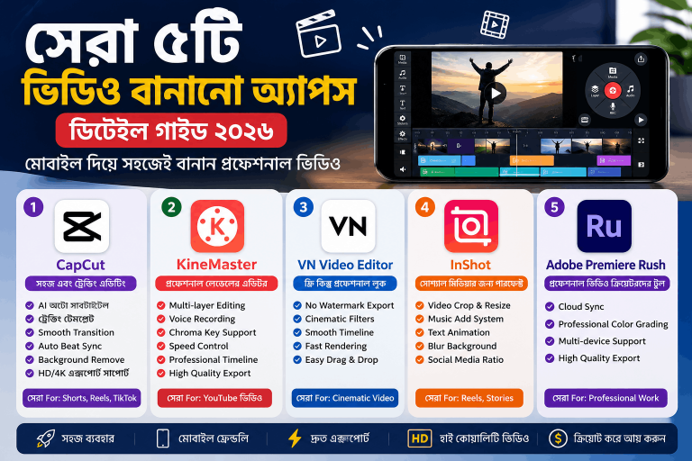 ভিডিও বানানো অ্যাপস