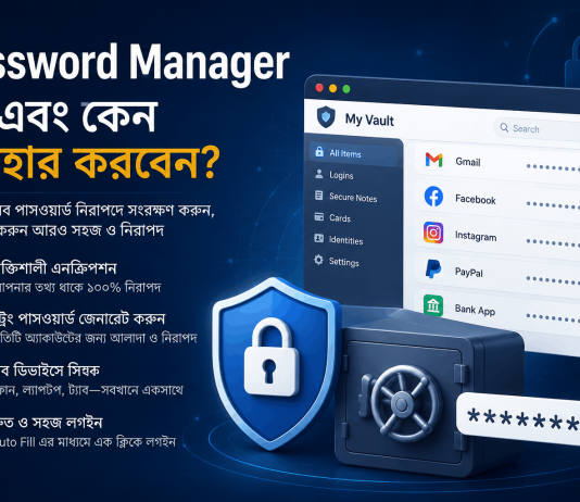 Password Manager কী এবং কেন ব্যবহার করবেন? নতুনদের জন্য সম্পূর্ণ গাইড (২০২৬) Password Manager কী