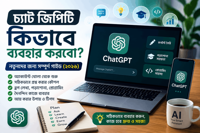 চ্যাট জিপিটি কিভাবে ব্যবহার করবো