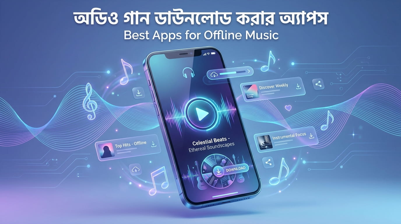 অডিও গান ডাউনলোড করার অ্যাপস
